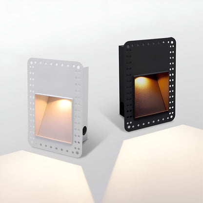 Minimalist Square LED Recessed Stairway Wall Light - Flyachilles