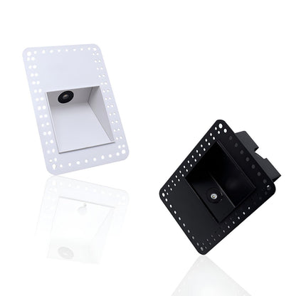 Minimalist Square LED Recessed Stairway Wall Light - Flyachilles