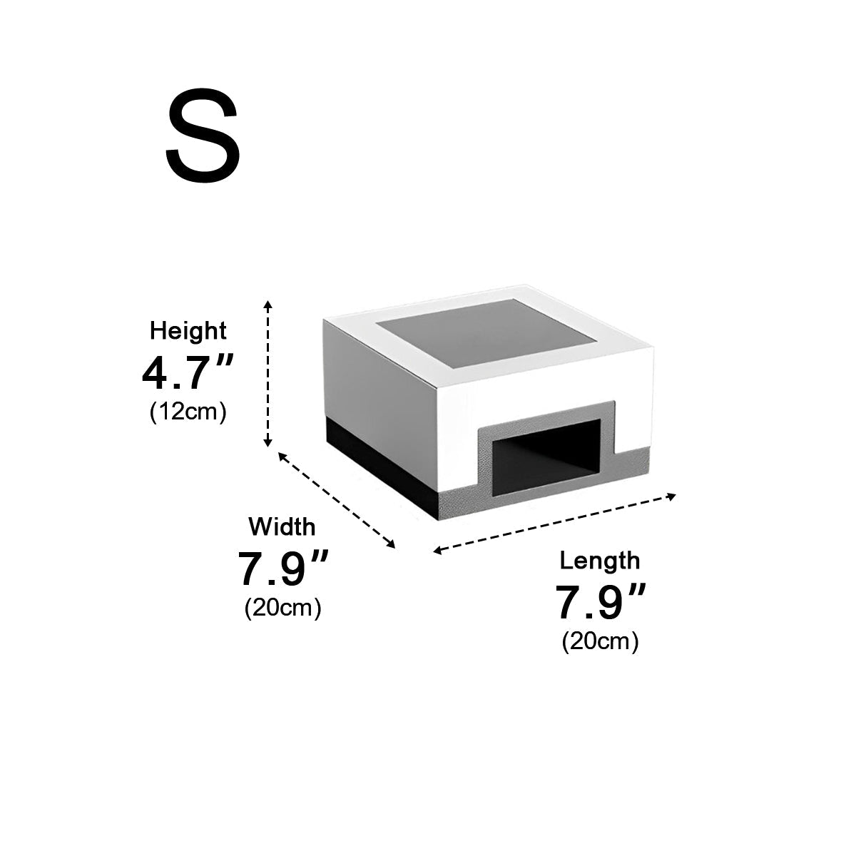 Minimalist Square Waterproof LED Black Modern Solar Post Caps Lights - Flyachilles