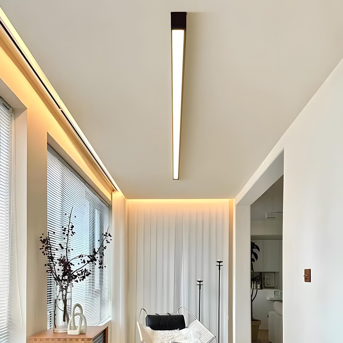 Minimalistische LED-Deckenleuchte mit Dimmfunktion - Flyachilles