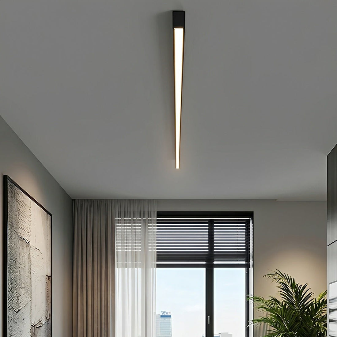Minimalist Strip Dimming LED Modern Ceiling Light - Flyachilles