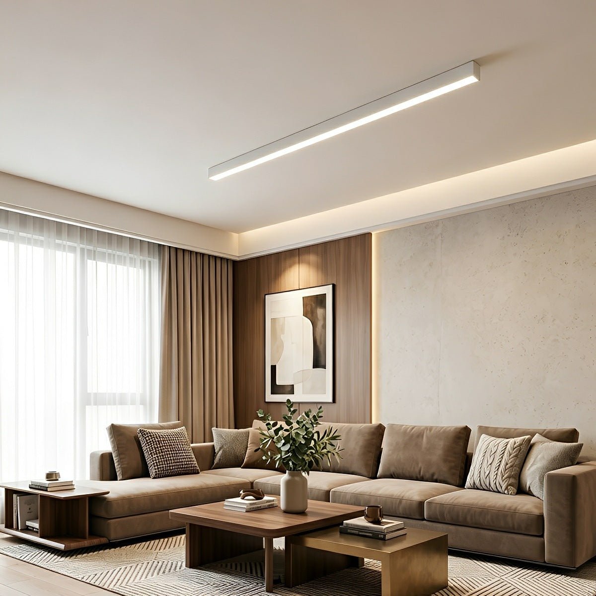 Minimalist Strip Dimming LED Modern Ceiling Light - Flyachilles