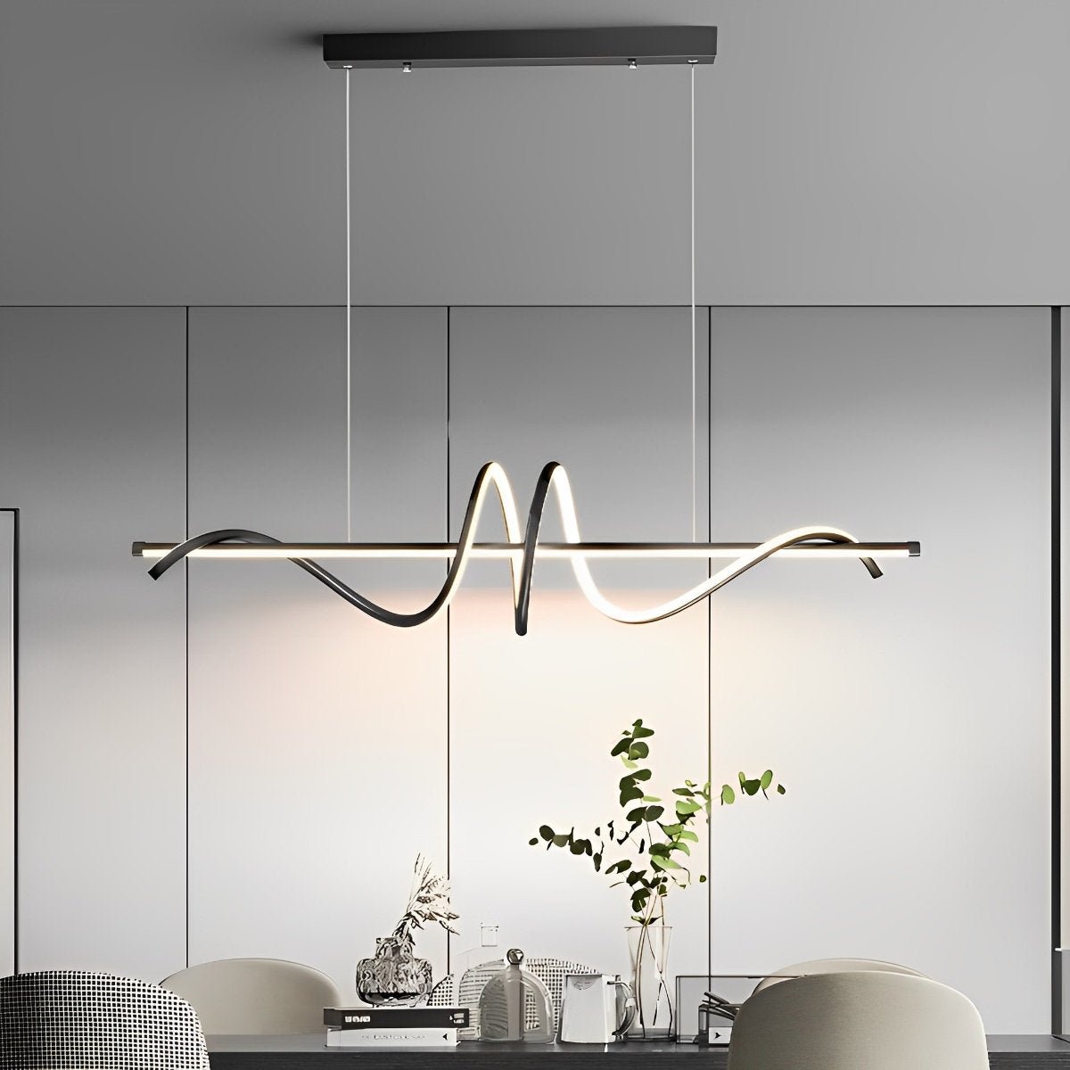 Minimalist Strip LED Stepless Dimming Pendant Lighting Ceiling Lighting - Flyachilles