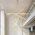 Minimalist Strip Stepless Dimming LED White Modern Chandelier - Flyachilles