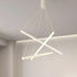 Minimalist Strip Stepless Dimming LED White Modern Chandelier - Flyachilles
