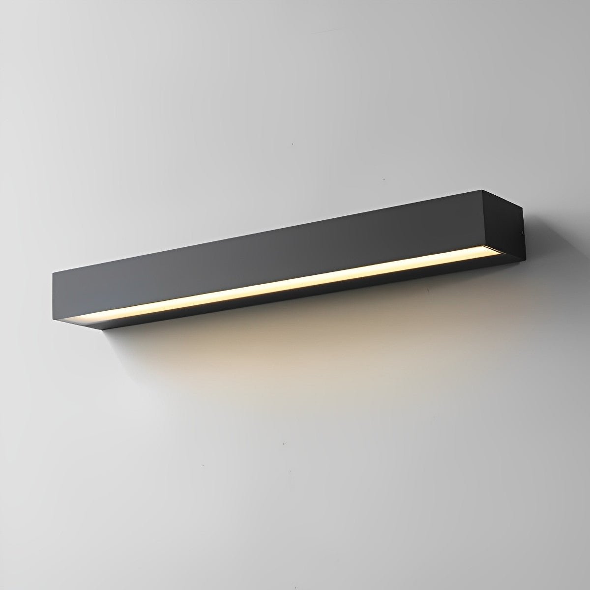 Minimalist Waterproof LED Black Modern Outdoor Wall Washer Light - Flyachilles