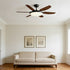 Modern 6 - Blade Scandinavian Minimalist Ceiling Fan with LED Light - Flyachilles