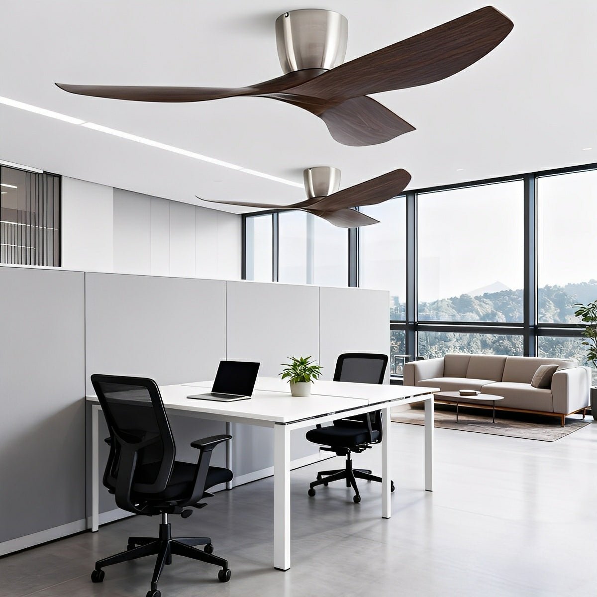 Modern 6 - speed DC Motor Reverse Frequency Ceiling Fan - Flyachilles