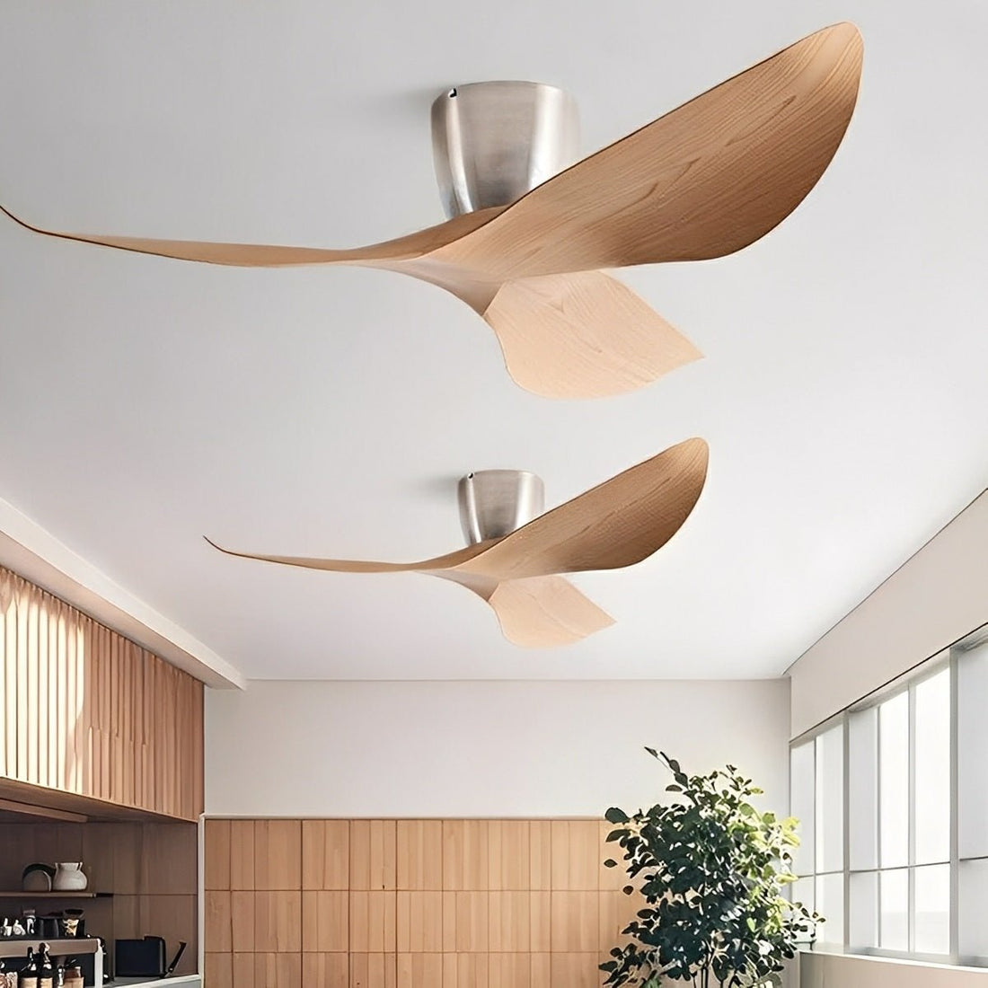 Modern 6 - speed DC Motor Reverse Frequency Ceiling Fan - Flyachilles