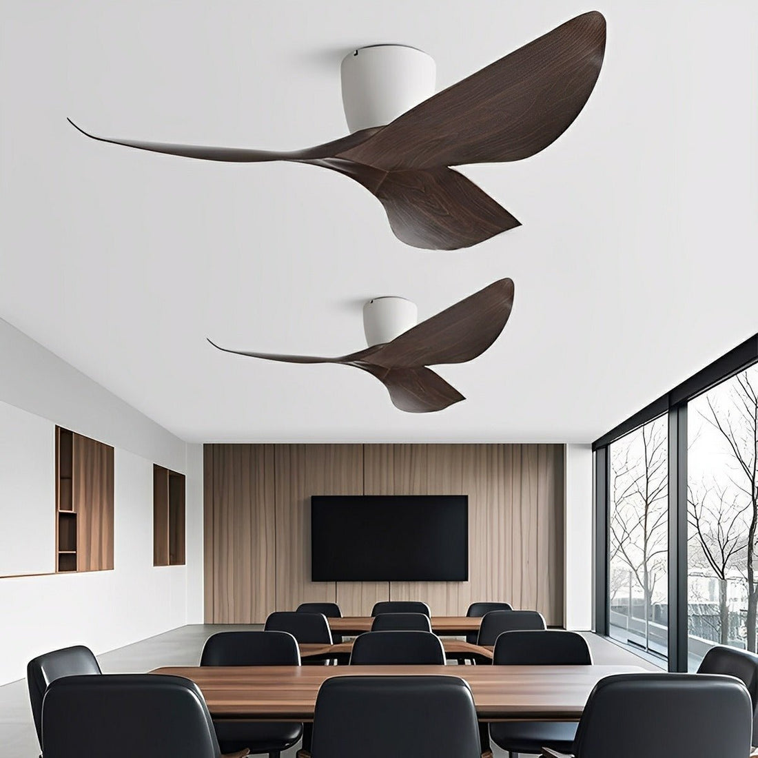 Modern 6 - speed DC Motor Reverse Frequency Ceiling Fan - Flyachilles