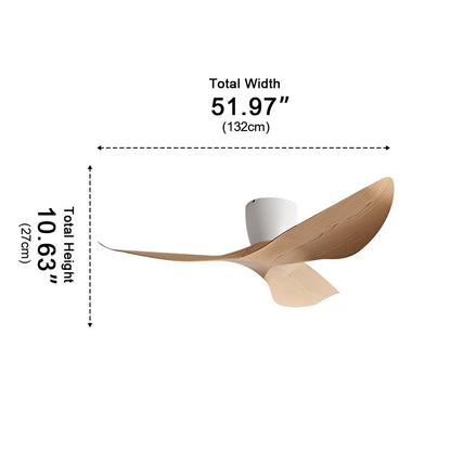 Modern 6 - speed DC Motor Reverse Frequency Ceiling Fan - Flyachilles