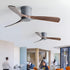 Modern 6 - speed Reverse Frequency 3 Blades Imitation Wood Ceiling Fan - Flyachilles