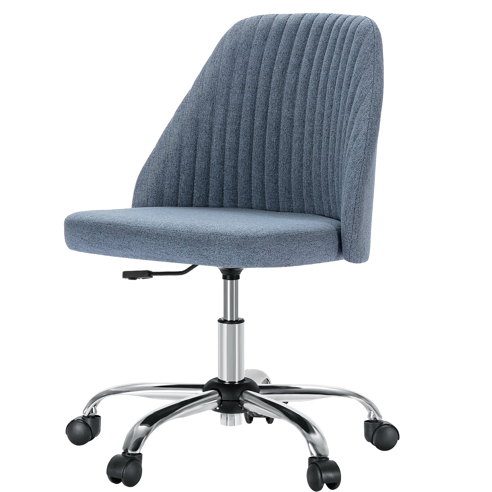 Modern Armless Office Chair with Wheels - Flyachilles