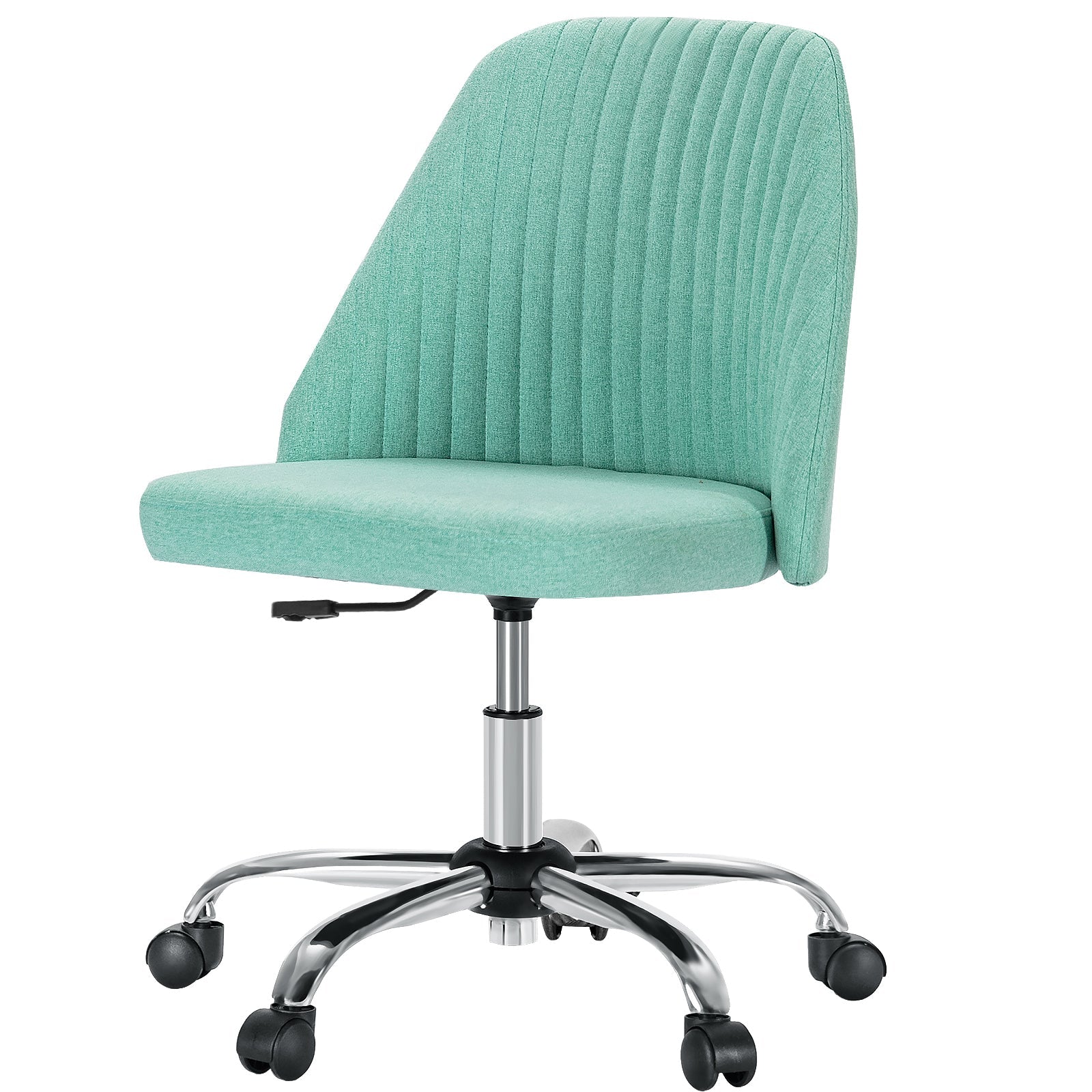 Modern Armless Office Chair with Wheels - Flyachilles