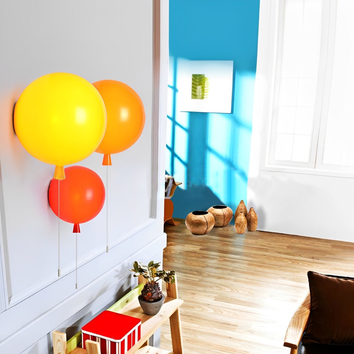 Modern Balloon Dimmable LED Indoor Wall Sconces - Flyachilles