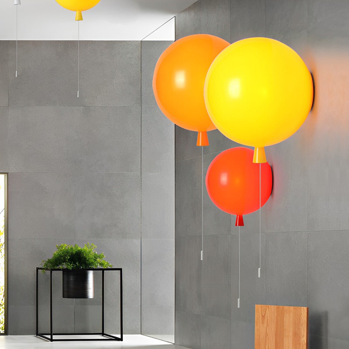 Modern Balloon Dimmable LED Indoor Wall Sconces - Flyachilles