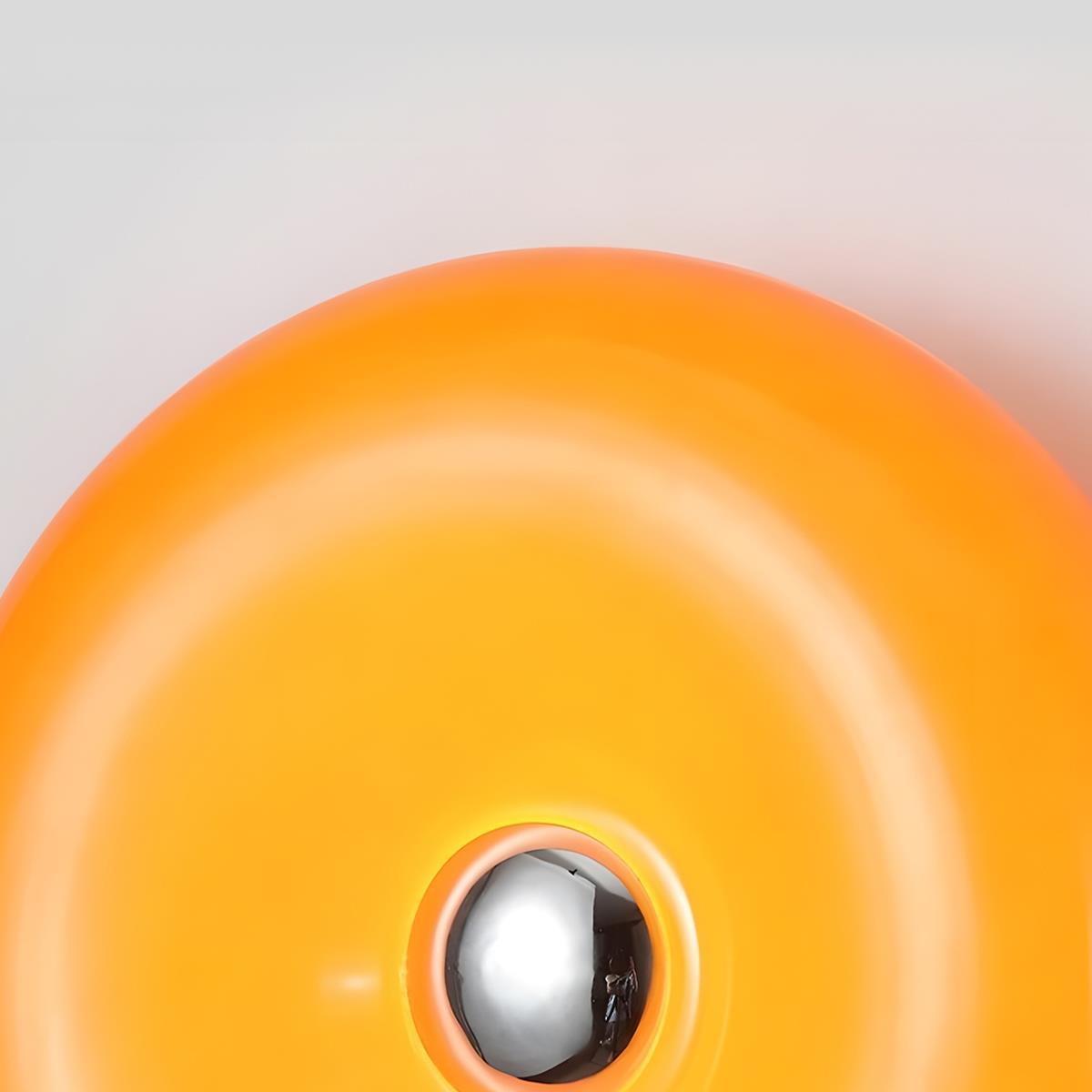 Modern Bauhaus Creative Glass Donut Doughnut LED Indoor Desk Table
