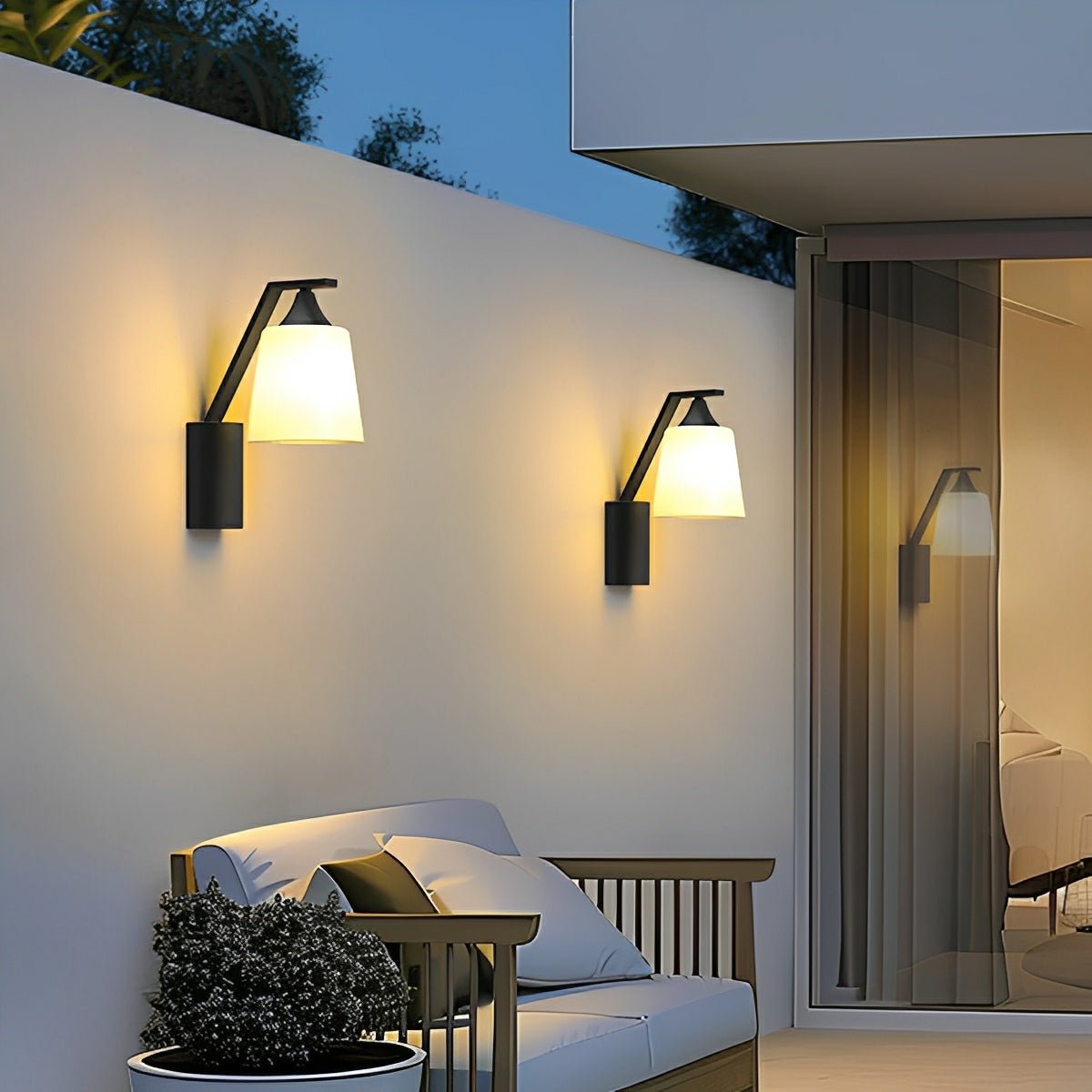 Modern Bell Waterproof Outdoor LED Porch Wall Lights - Flyachilles
