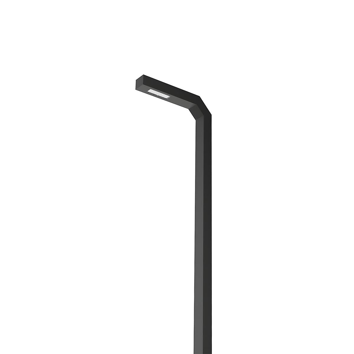 Modern Black LED Column Outdoor Post Lights - Flyachilles