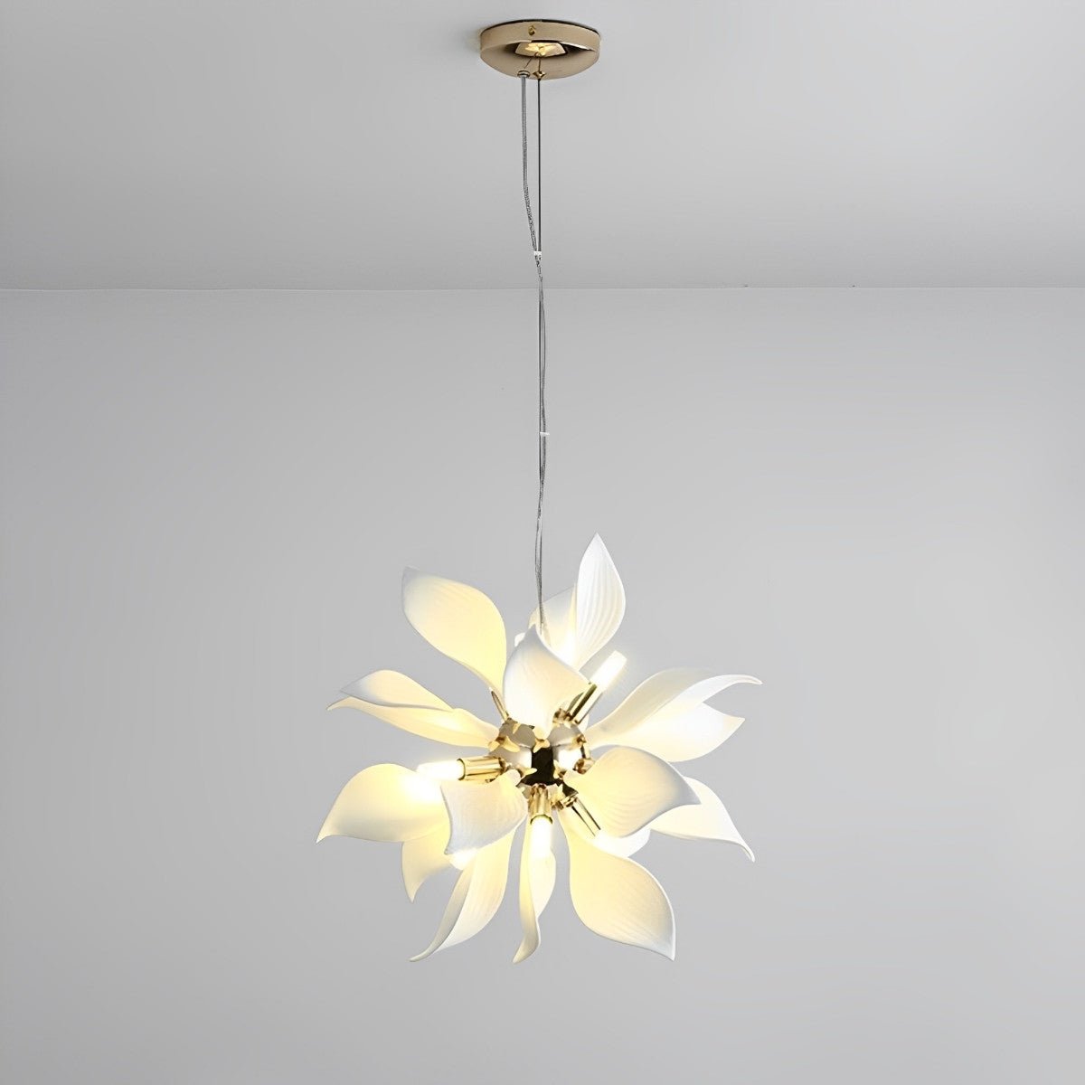 Modern Ceramics Flower Art Chandelier Light - Flyachilles