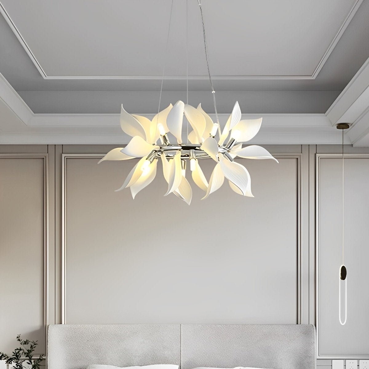 Modern Ceramics Flower Art Chandelier Light - Flyachilles