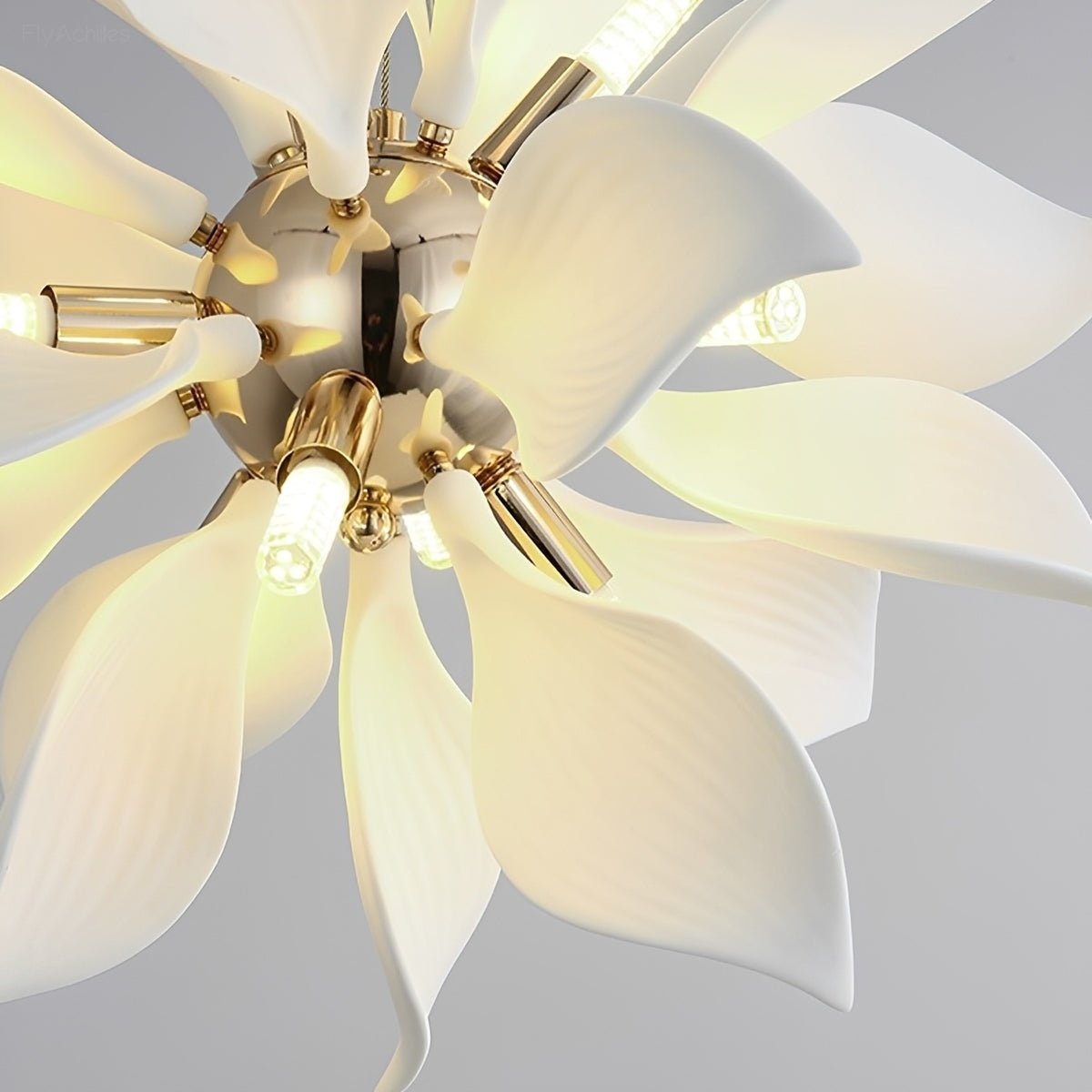 Modern Ceramics Flower Art Chandelier Light - Flyachilles