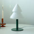 Modern Christmas Tree Glass LED Table Lamp Plug In - Flyachilles