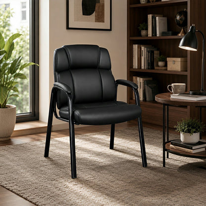 Modern Conference Office Chair with Padded Arms - Flyachilles