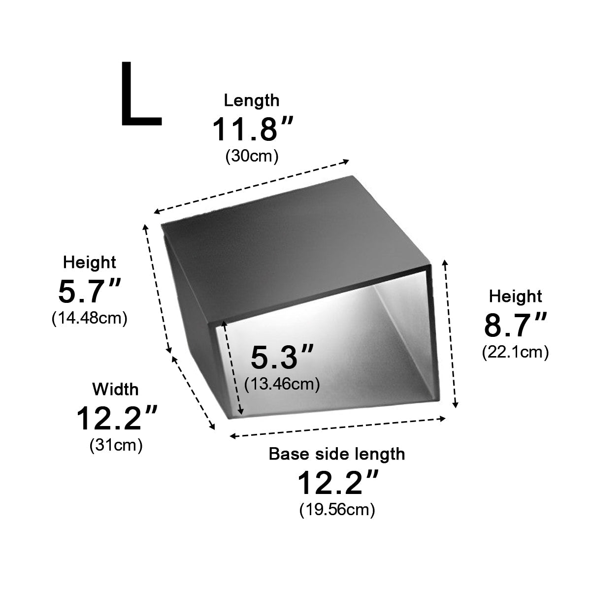 Modern Cube Garden Solar Outdoor Light Post Lantern - Flyachilles