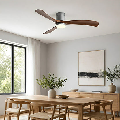 Modern Dimmable Ceiling Fan with Light - Flyachilles