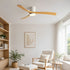 Modern Dimmable Ceiling Fan with Light - Flyachilles