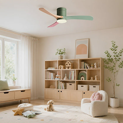 Modern Dimmable Ceiling Fan with Light - Flyachilles