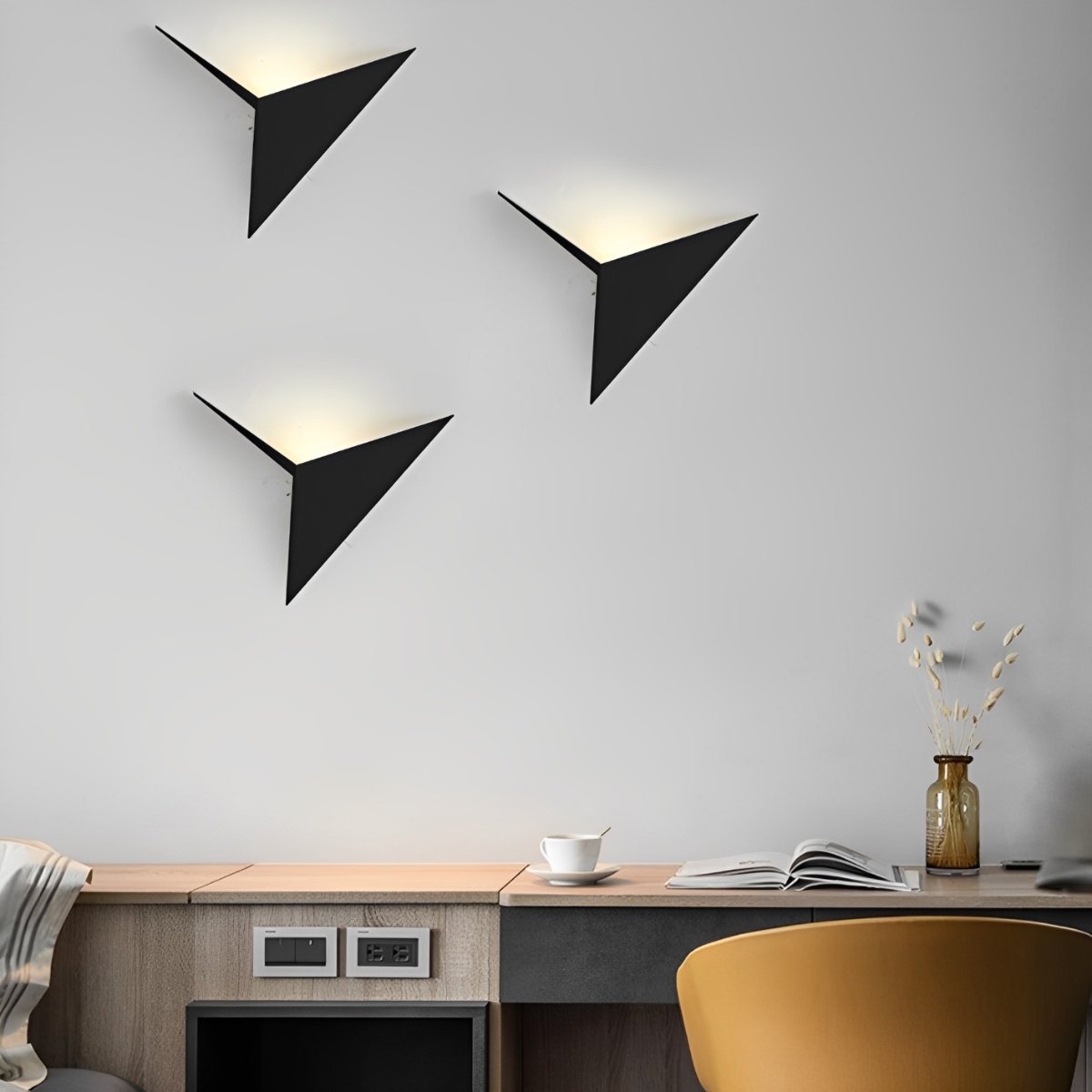 Modern Geometric Indoor Minimalist LED Wall Sconces Lights - Flyachilles