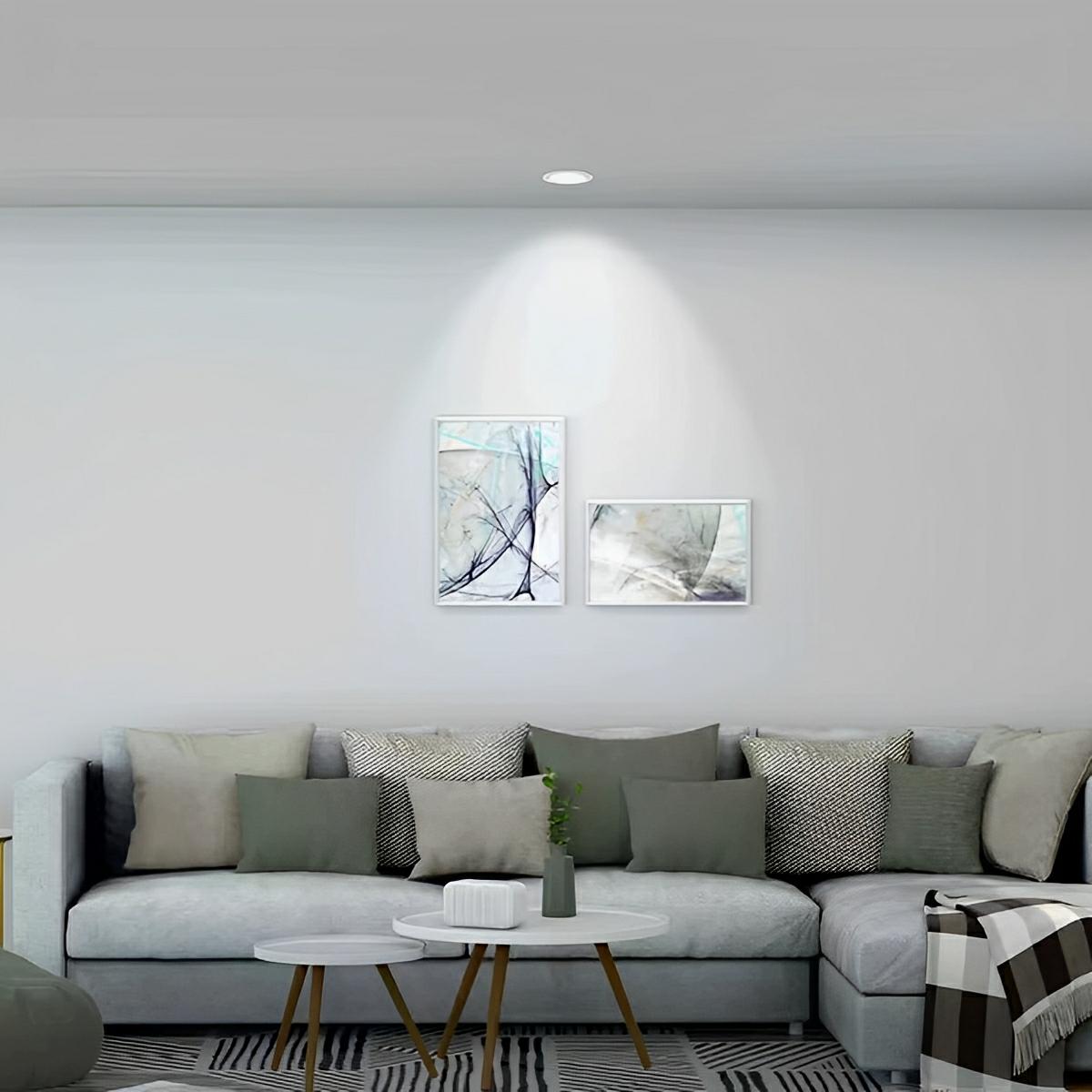 Modern Human Body Sensor Mainless Lighting LED Recessed Ceiling Light - Flyachilles