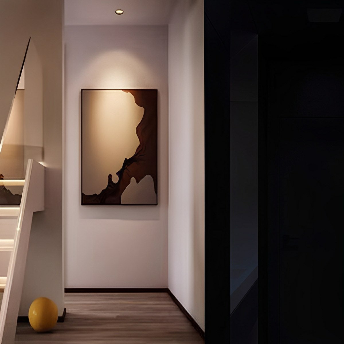 Modern Human Body Sensor Mainless Lighting LED Recessed Ceiling Light - Flyachilles