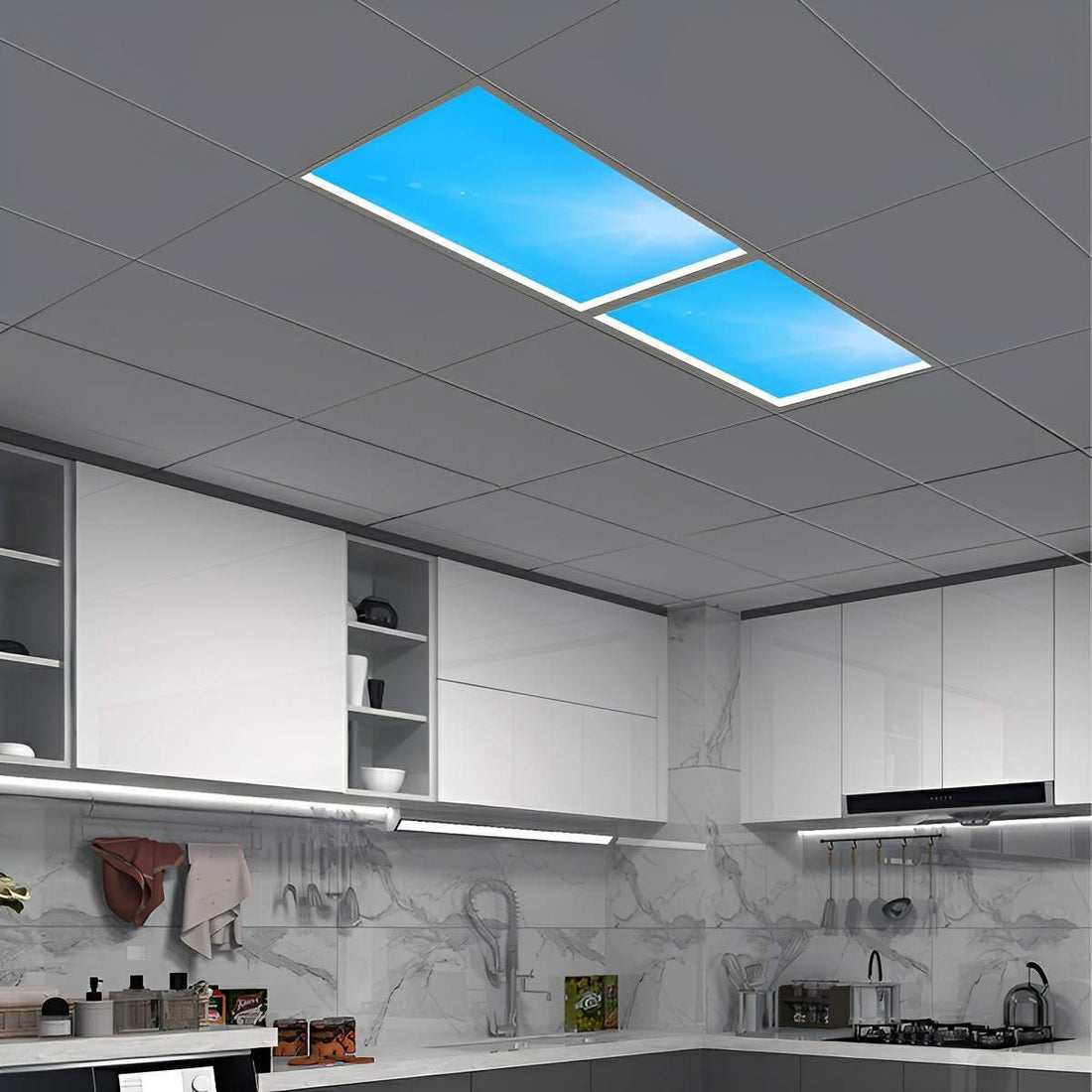 Modern Imitation Sky LED Light Dimmable Ceiling Light - Flyachilles
