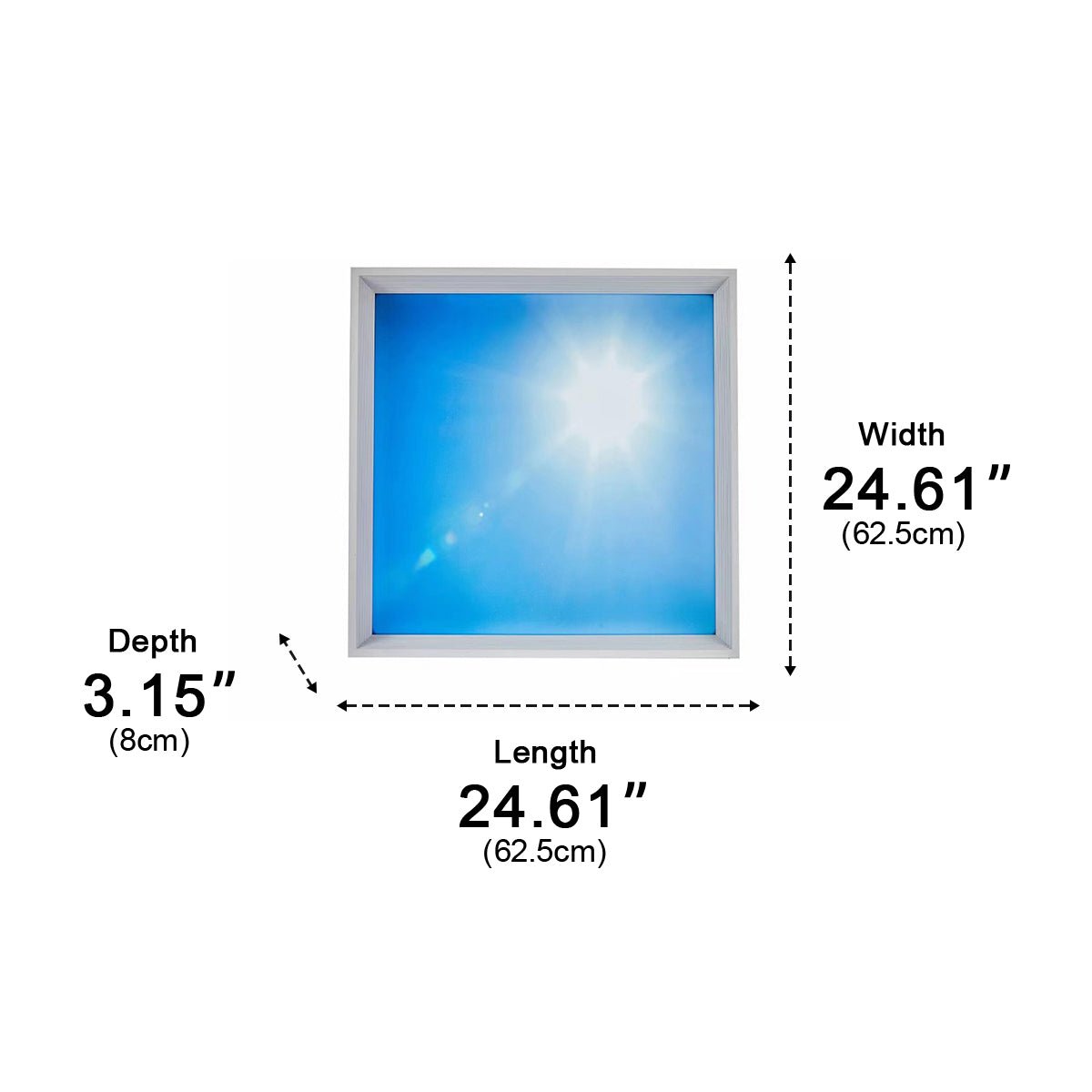 Modern Imitation Sky LED Light Dimmable Ceiling Light - Flyachilles