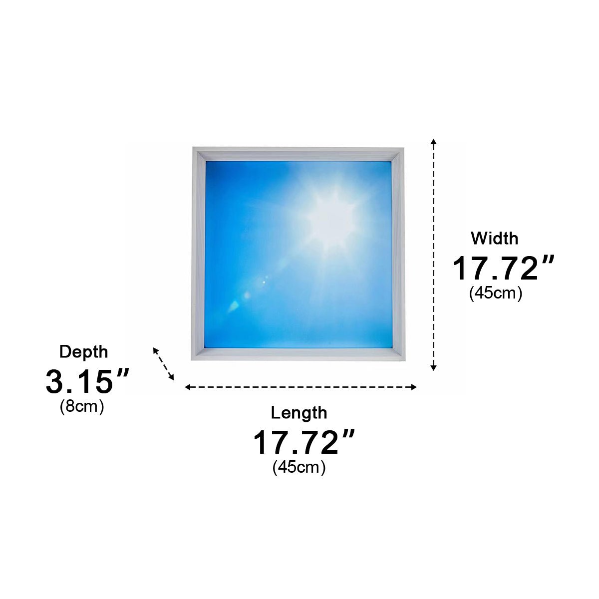 Modern Imitation Sky LED Light Dimmable Ceiling Light - Flyachilles