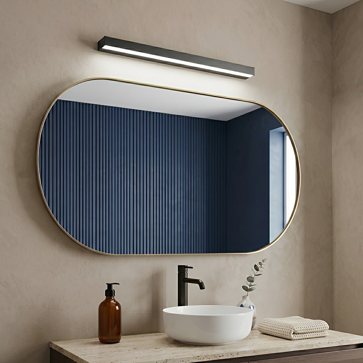 Modern LED Vanity Light Bar Minimalist Bathroom Mirror Wall Sconce - Flyachilles