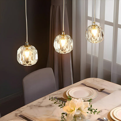 Modern Luxury Brass Crystal Pendant Lights - Flyachilles
