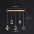 Modern Luxury Dimmable Brass Crystal Pendant Lights - Flyachilles