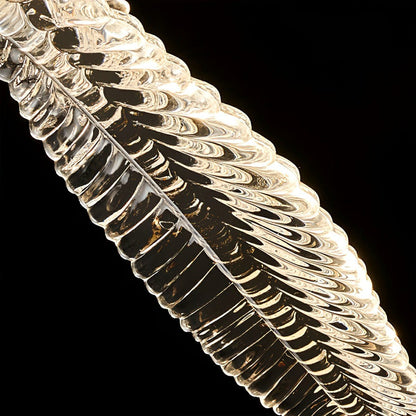 Modern Luxury Feather Spiral LED Chandelier - Flyachilles