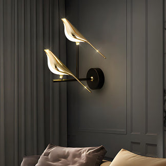 Bird-Shaped LED Wall Sconce – Angle-Adjustable Acrylic Wall Art Light, Warm Glow For Living Room, Bedroom, Hallway