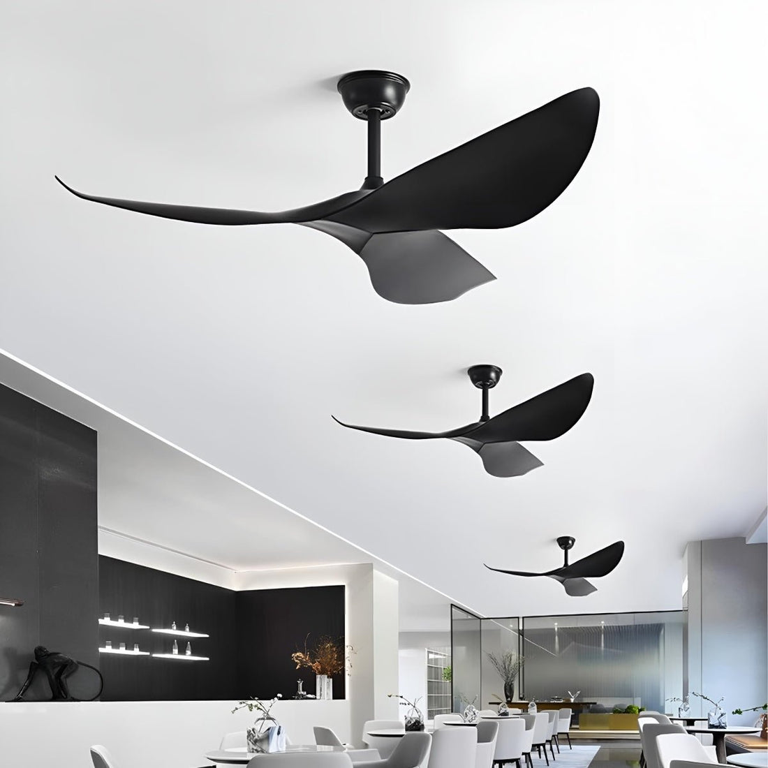 Modern Minimalist 6 - speed Reverse Frequency Ceiling Fan - Flyachilles