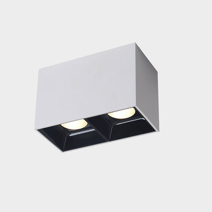 Modern Minimalist Aluminum Square COB Ceiling Spot Light - Flyachilles