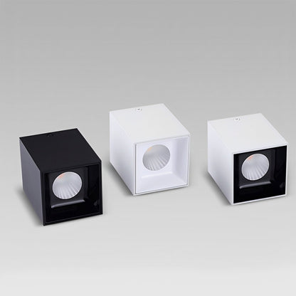 Modern Minimalist Aluminum Square COB Ceiling Spot Light - Flyachilles