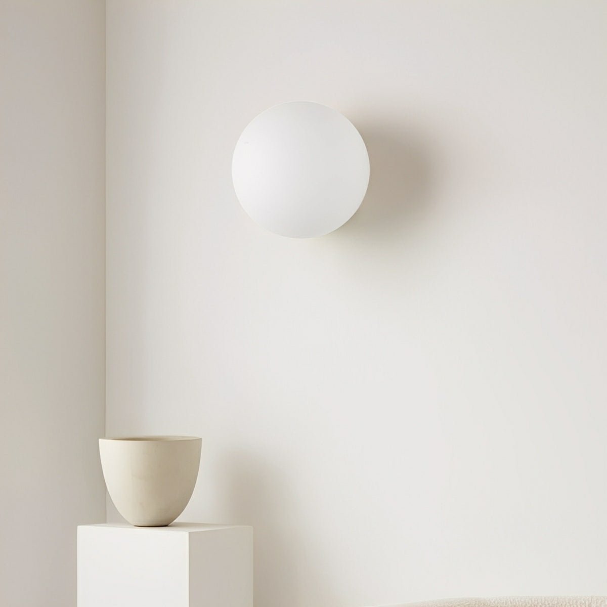 Modern Minimalist Bauhaus Globe Art Shade LED Wall Sconce - Flyachilles