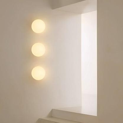 Modern Minimalist Bauhaus Globe Art Shade LED Wall Sconce - Flyachilles