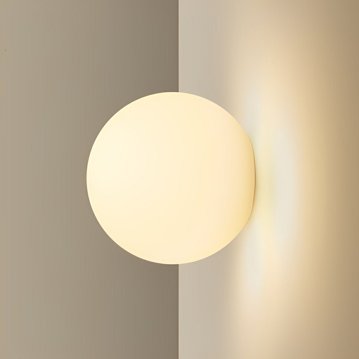 Modern Minimalist Bauhaus Globe Art Shade LED Wall Sconce - Flyachilles