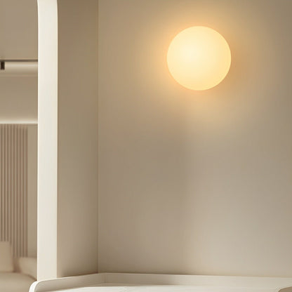 Modern Minimalist Bauhaus Globe Art Shade LED Wall Sconce - Flyachilles